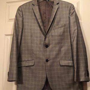 Tazio size 40R Hand Tailored, Super 120’s Wool Jacket w/Silk Lining